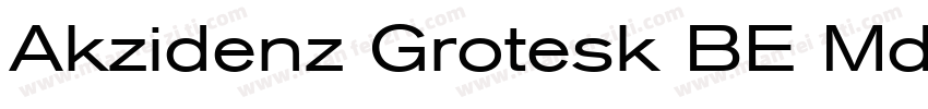 Akzidenz Grotesk BE MdCn Regular字体转换